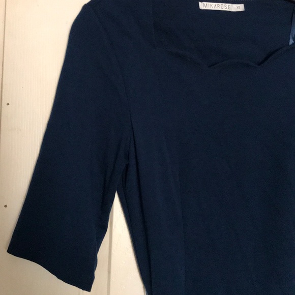 Dark Blue Knee length Dress - Picture 3 of 3